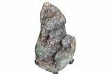 Amethyst Geode Section on Metal Stand - Uruguay #171925-1